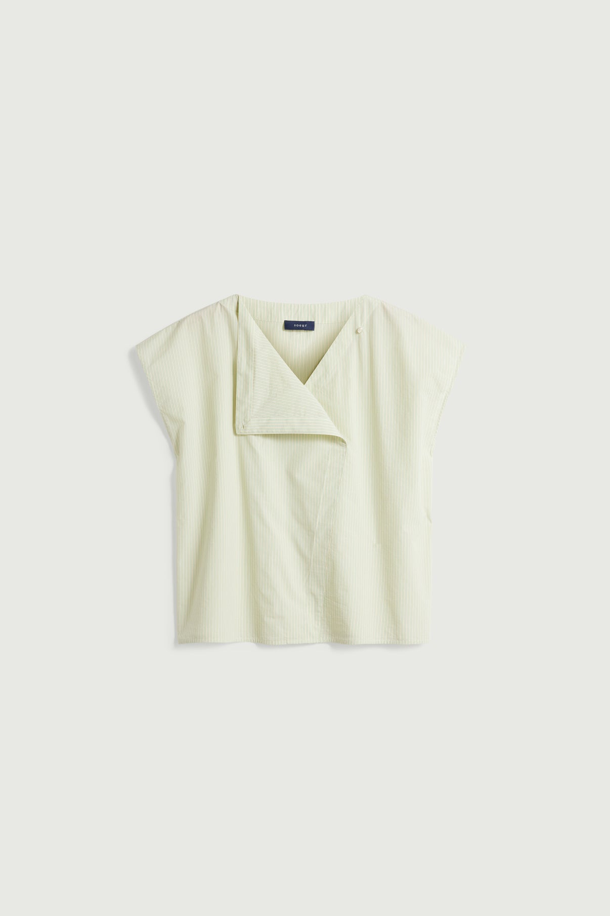 Blusa Lorena - Verde/Écru - Cotone - Donna vue 7