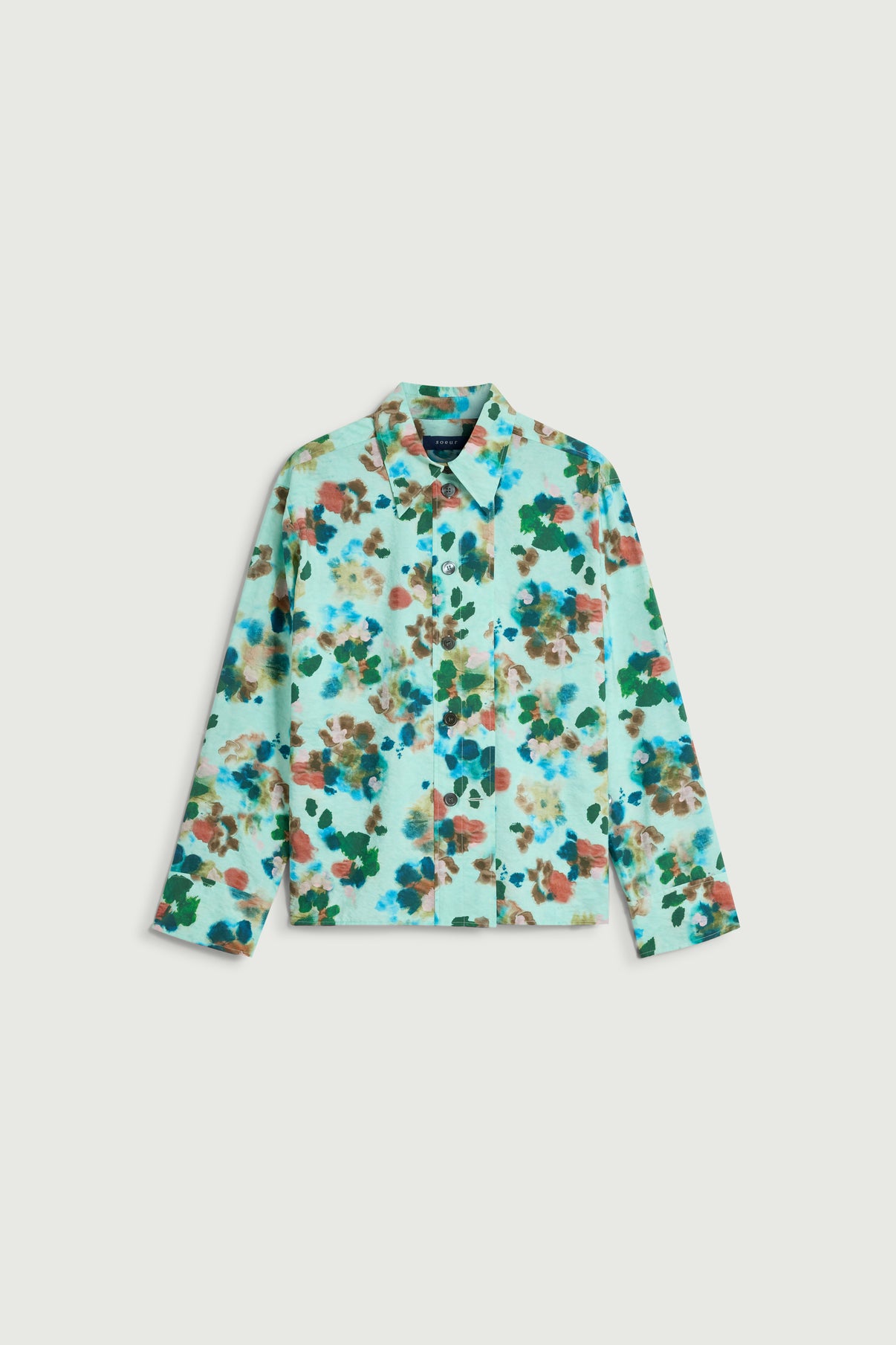Camicia Lepic - Turchese - Seta - Donna vue 6