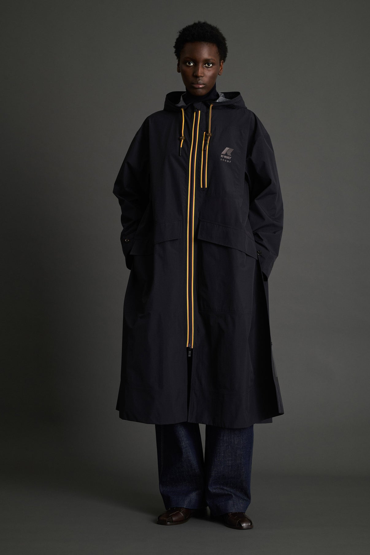 Pradel Navy Trench vue 1