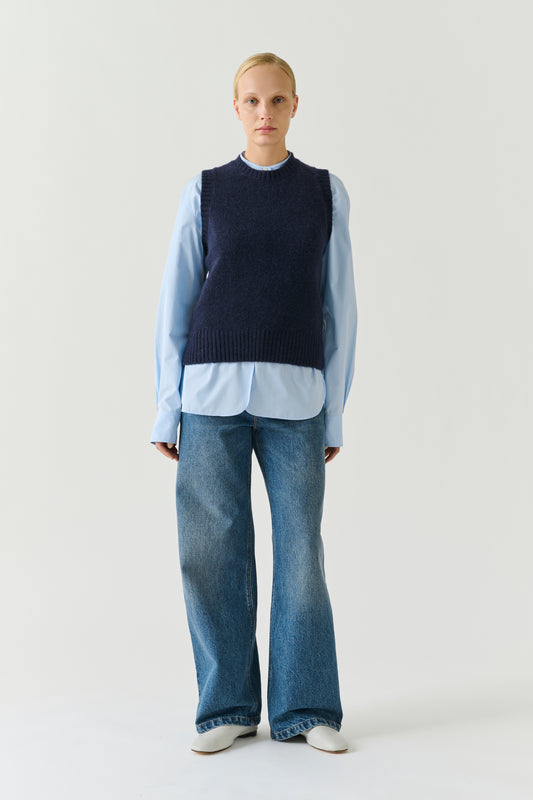 Maglione Namaste - Navy - Lana - Donna
