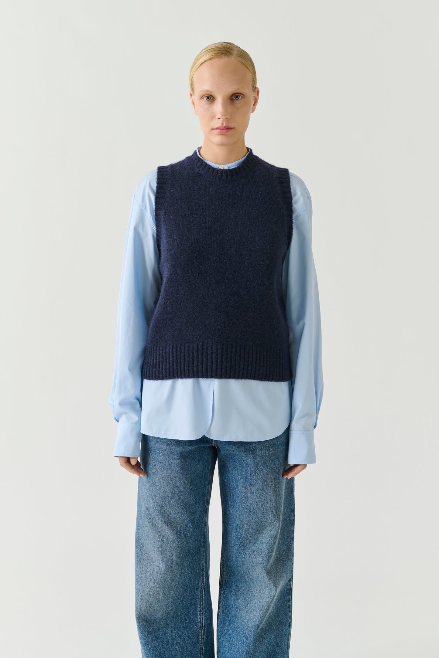 Maglione Namaste - Navy - Lana - Donna