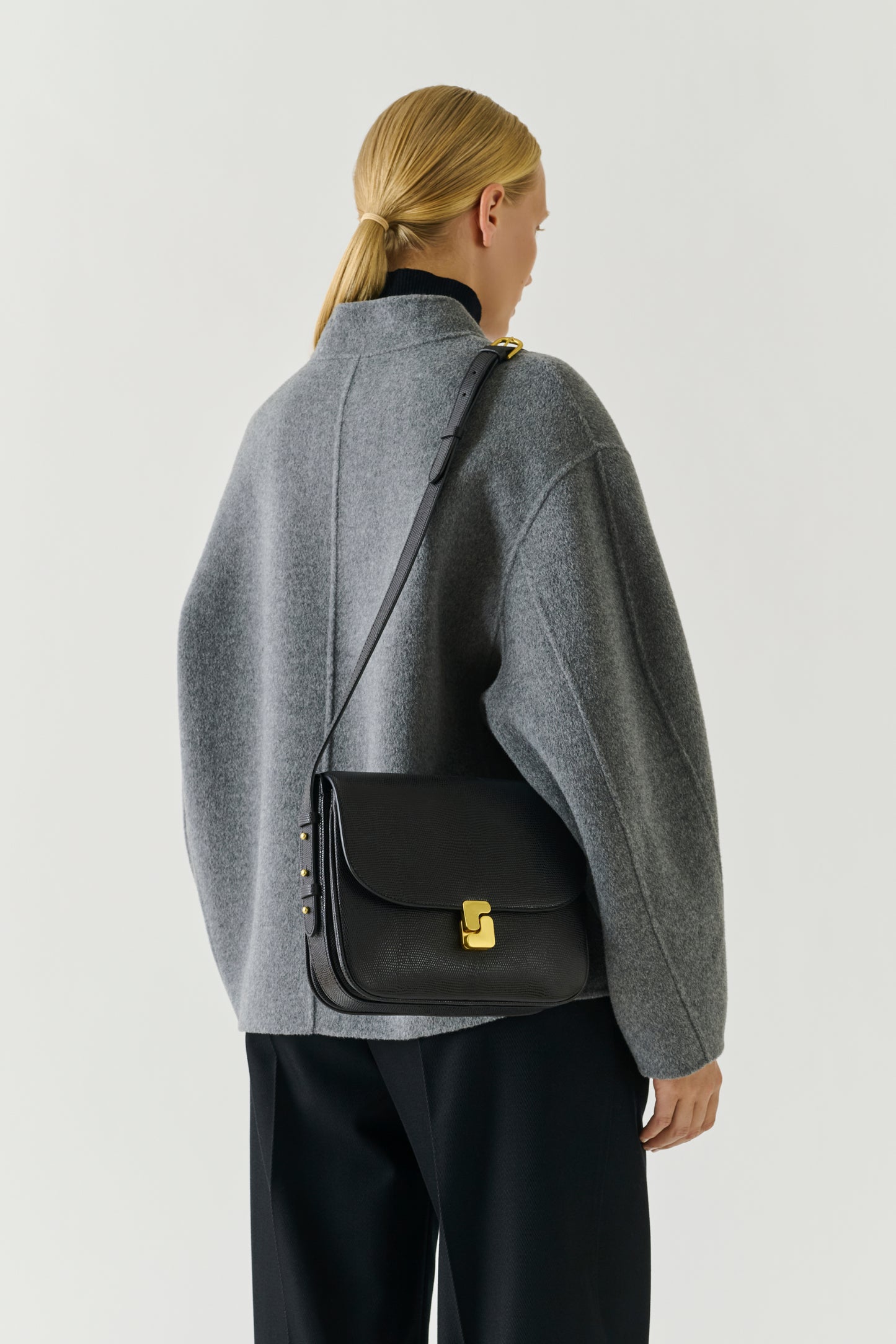 Sac Bellissima Maxi - Noir - Cuir - Femme