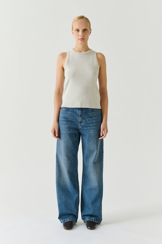 Tee-Shirt Dolly - Gris Chiné - Coton - Femme