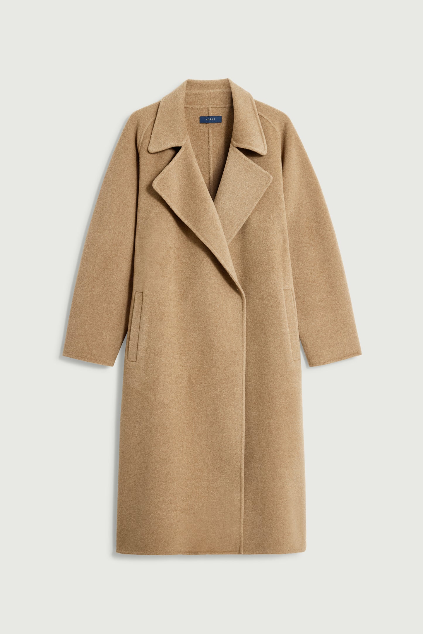 Manteau Harvard - Camel Chiné - Laine - Femme