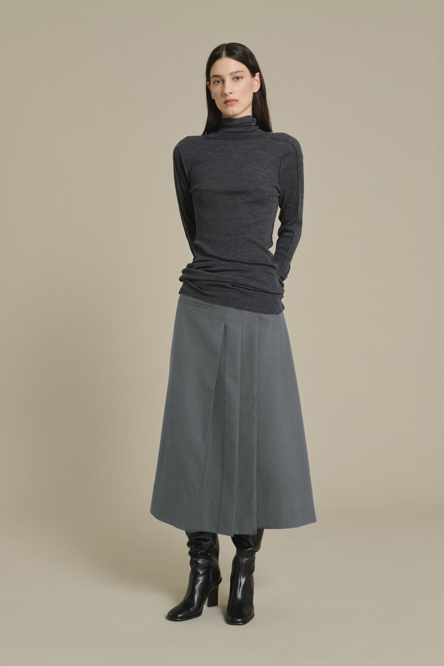Gonna Varna- Grigio Melange - Donna