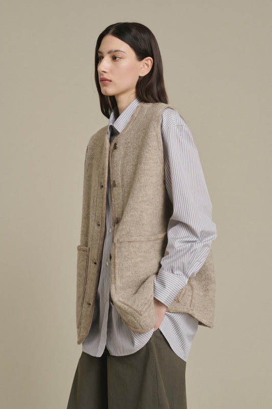 VESTE CHICAGO BEIGE/GRIS