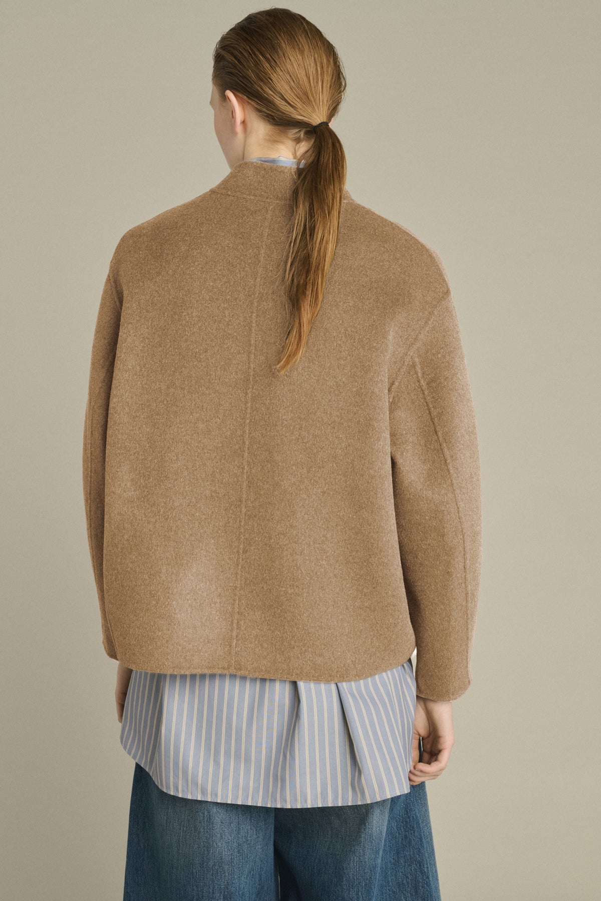 CAPPOTTO WINDSOR CAMMELLO CHINÉ