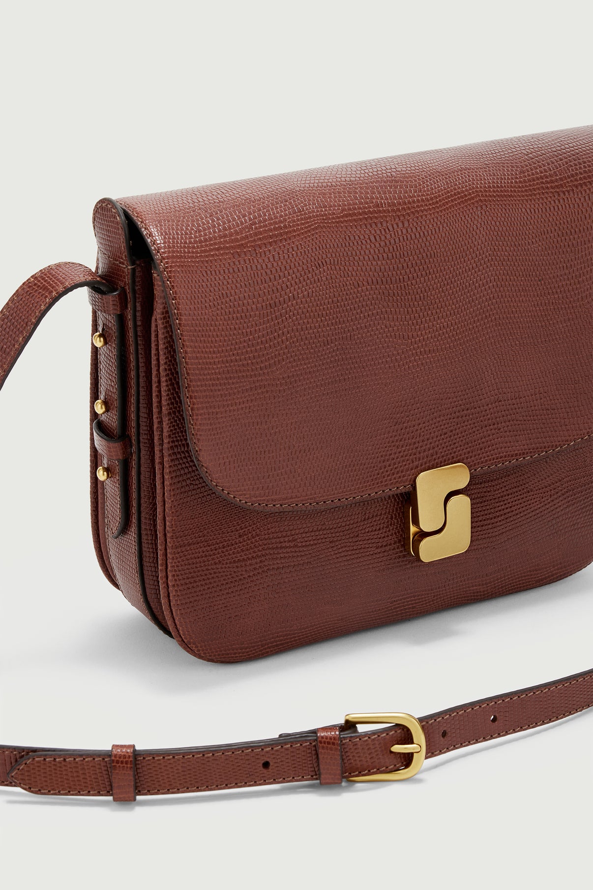 Borsa Bellissima Maxi - Cognac - Pelle - Donna vue 3