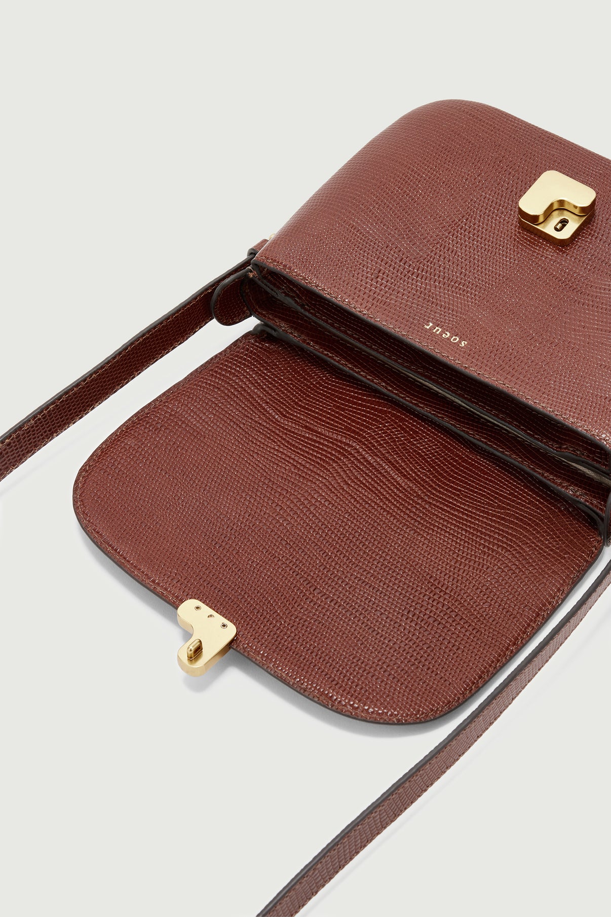 Borsa Bellissima Mini - Cognac - Pelle - Donna vue 4
