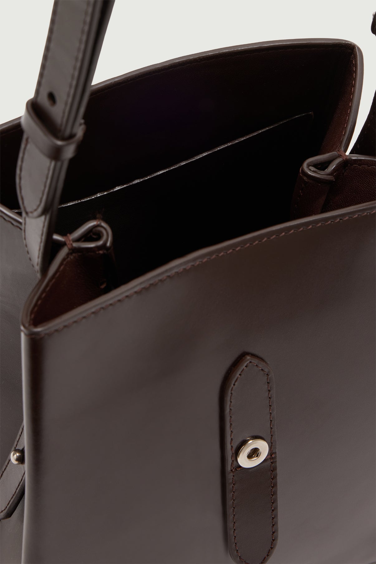 Borsa Bello Mini - Marrone Caldo - Pelle - Donna vue 4