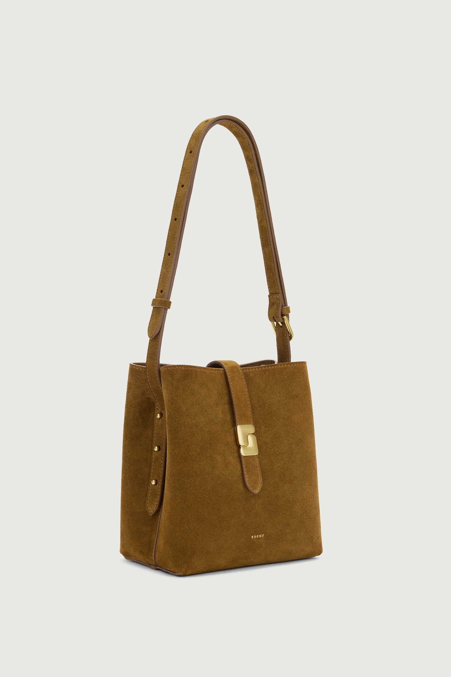 Borsa Bello Mini - Caramello - Pelle - Donna