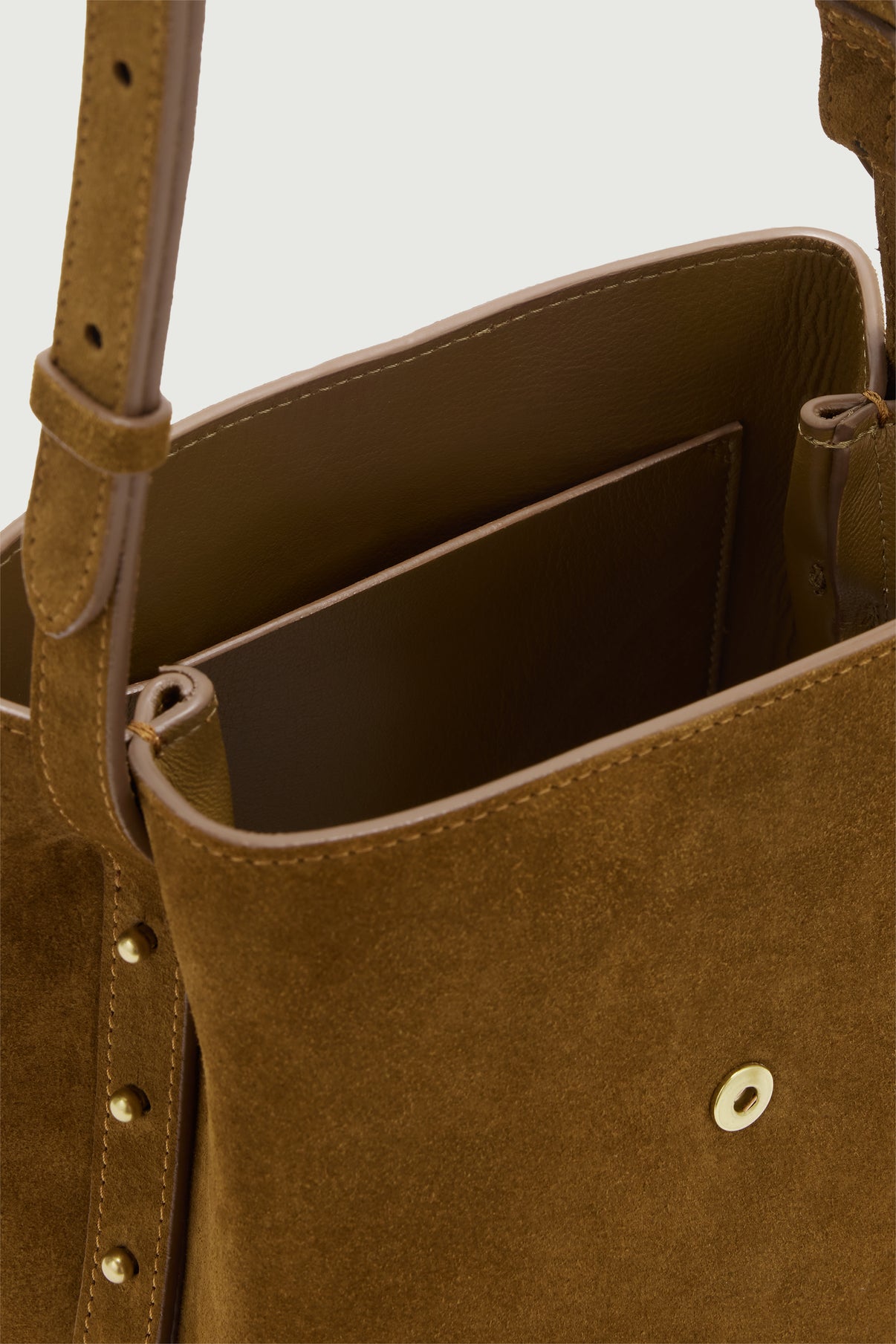 Borsa Bello Mini - Caramello - Pelle - Donna vue 4