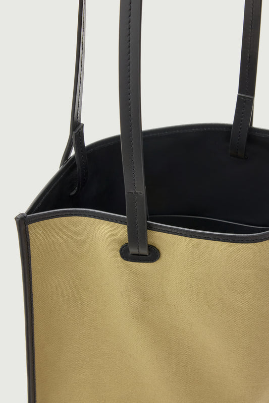 Borsa Darlington - Beige/Nero - Cotone - Donna