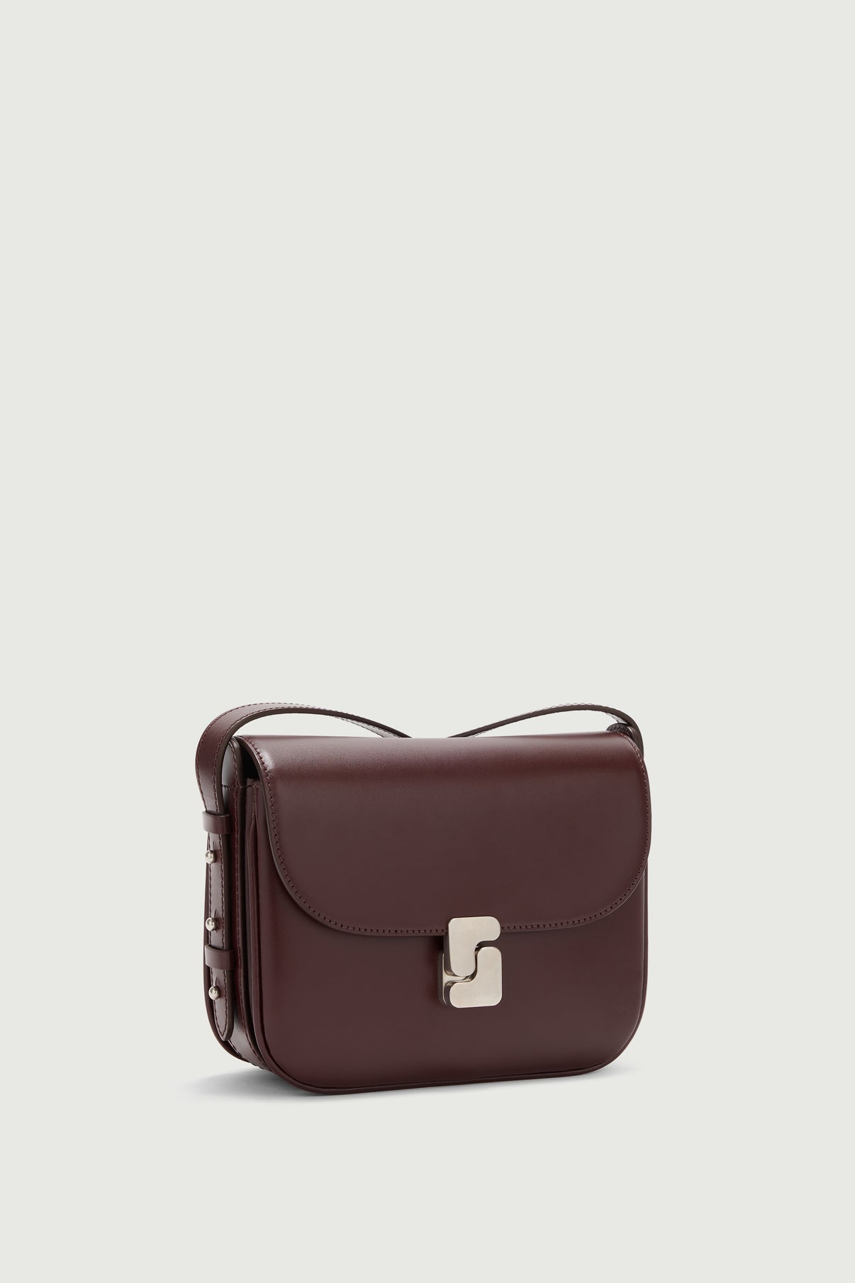 Borsa Bellissima Mini - Bordeaux - Pelle - Donna vue 2