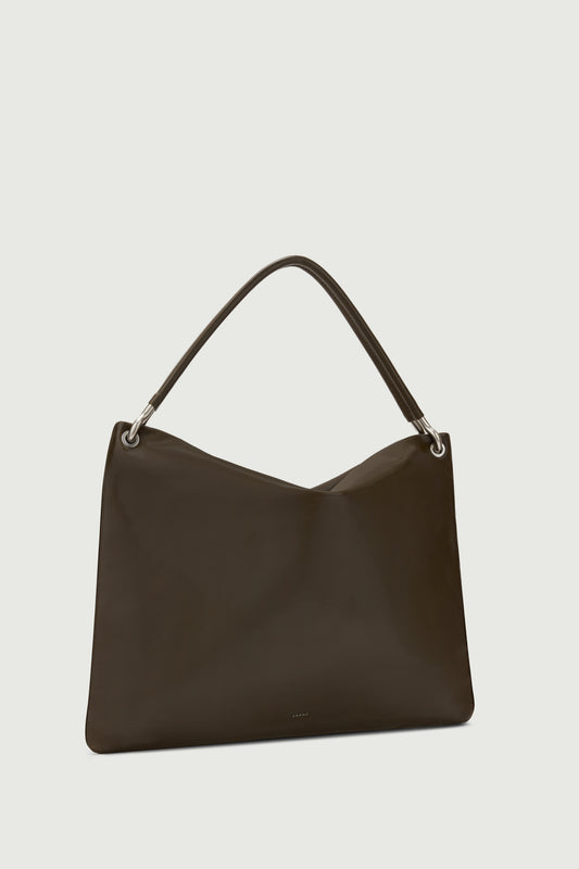 Cabas Gia - Kaki - Cuir - Femme