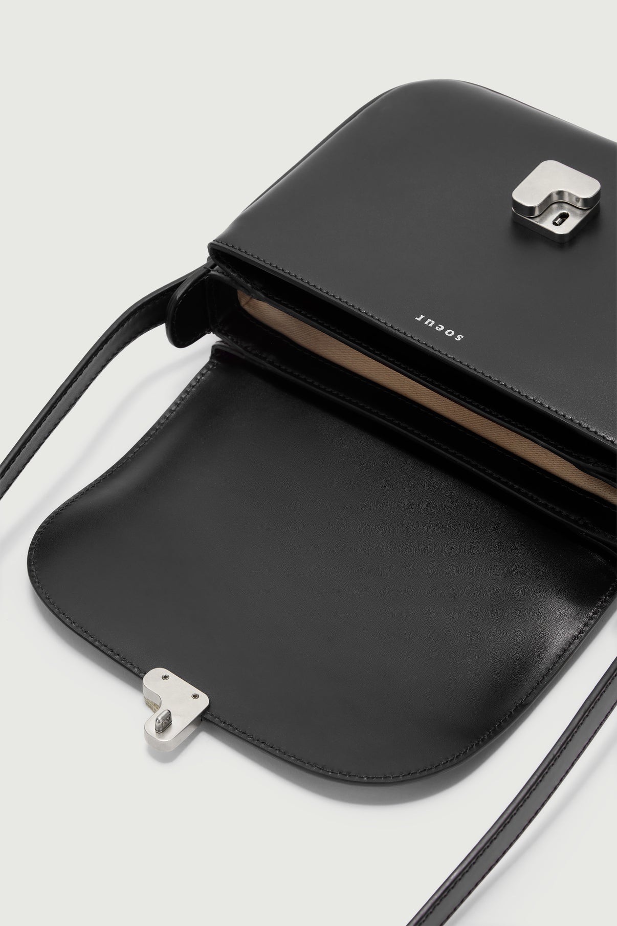 Borsa Bellissima Mini - Nero - Pelle - Donna vue 4