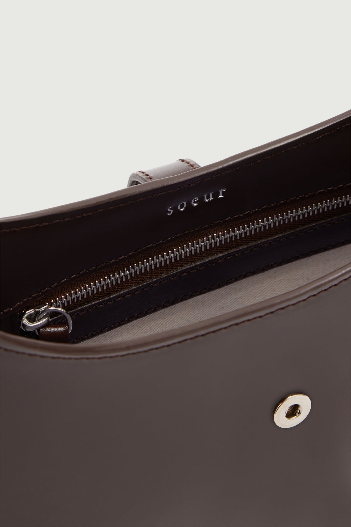 Borsa Bonnie - Cioccolato - Pelle - Donna vue 4