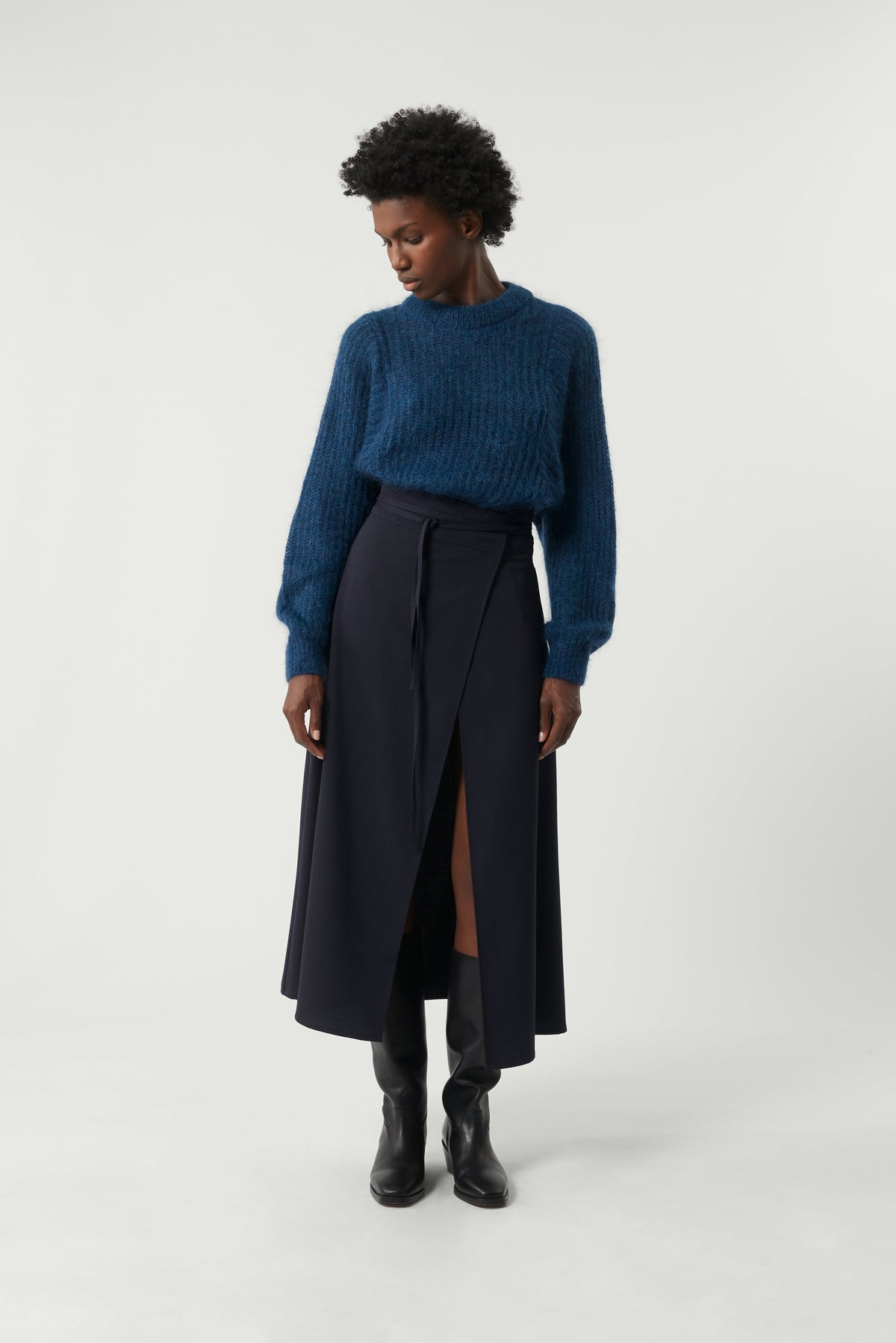 PULL SISSI BLEU CLAIR vue 7