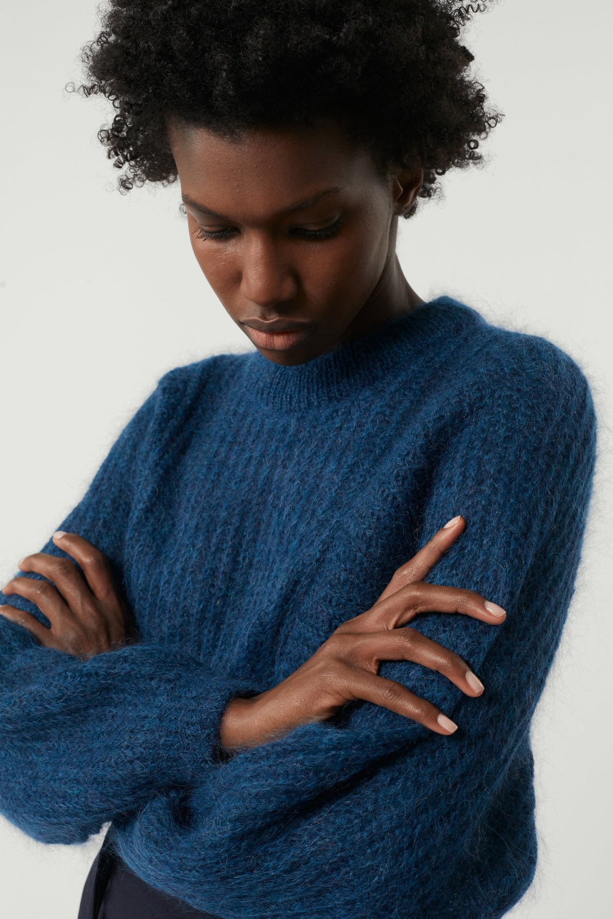 PULL SISSI BLEU CLAIR