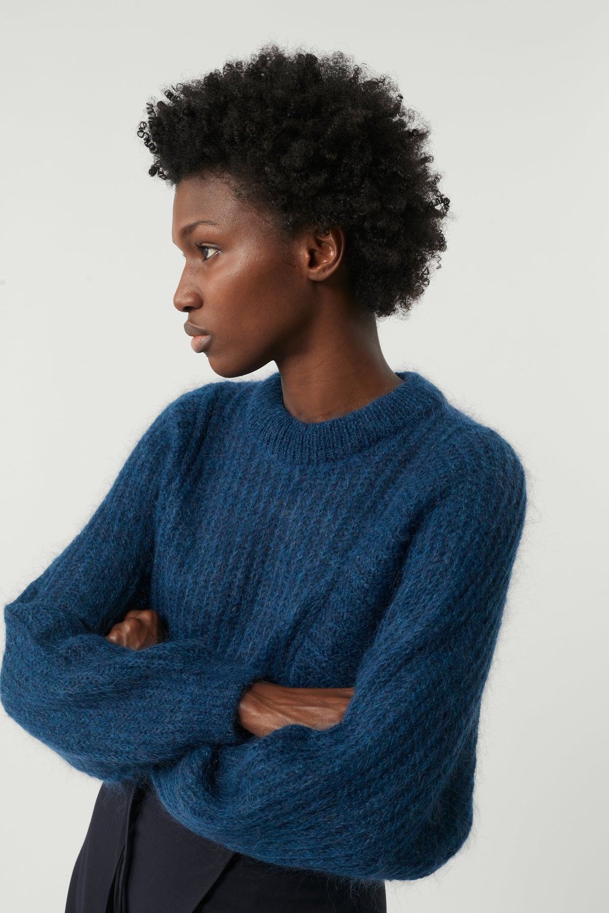 PULL SISSI BLEU CLAIR vue 2