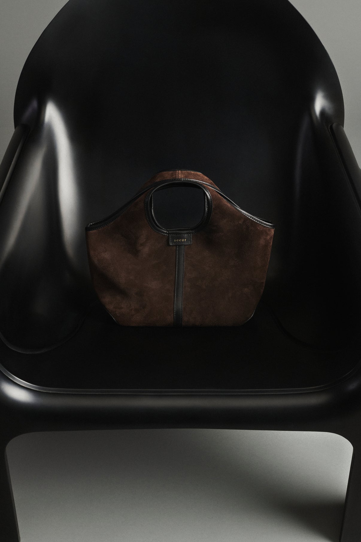Borsa Douce Mini - Marrone Scuro - Pelle - Donna vue 6